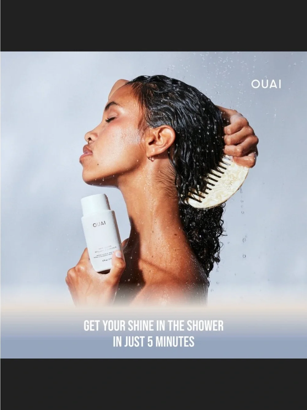 New OUAI Hair Gloss Damage Repair Shine Smooth Heat Protect All Hair Types 6oz